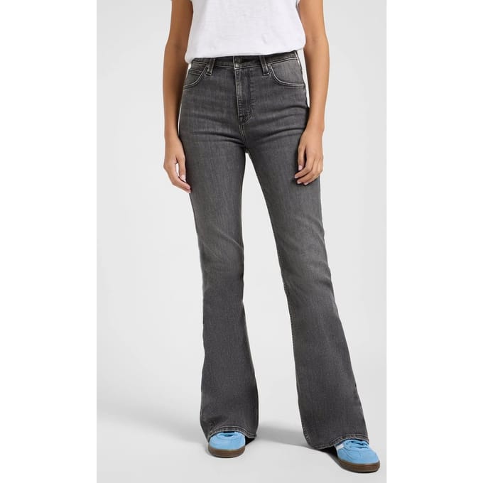 Lee Breese Faded Paint Jeans Größe: W33L33 | Ausgestellte Hosen Outlet | Damen