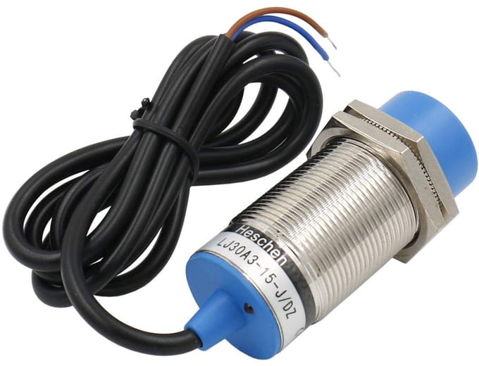 Allecto - Inductieve Sensor - Proximity Switch - Economisch - Geel - 15mm - Automatisering - LJ30A3-15-J/DZ