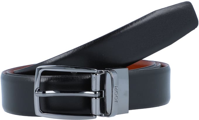JOOP! Leren Riem Coll. Belt Reversible 3,0 CM W115 Black-Cognac Zwart Bruine
