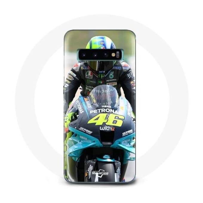 Coque pour Samsung Galaxy s10 plus Valentino Rossi Pilote de course moto 46