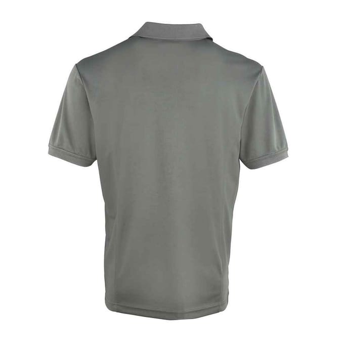 Premier Heren Coolchecker Pique Poloshirt (Donkergrijs)