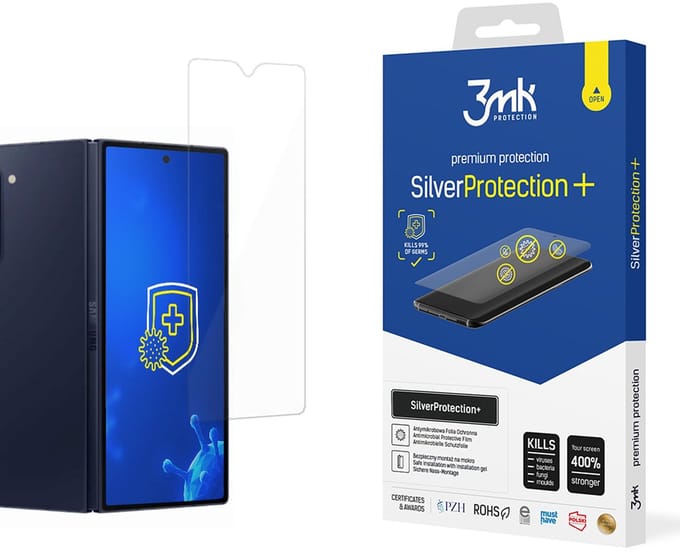 Samsung Galaxy Z Fold 6 (voorzijde) - 3mk SilverProtection+ Folded Edition