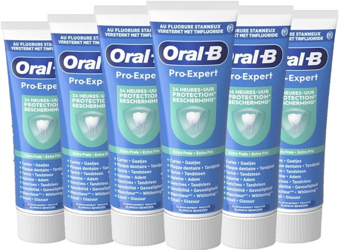 Oral-B Tandpasta Pro-Expert Frisse Adem - 6 x 75 ml