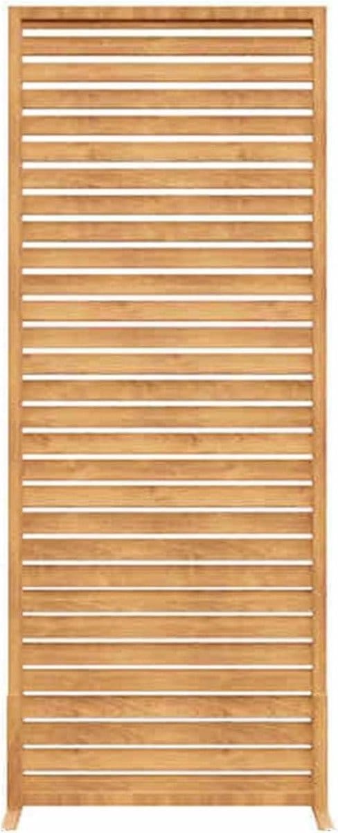 Decoratief Tuinscherm - Privacyscherm Hout - Tuin Afschermen - Shutter Ontwerp - 60x150 cm - Geel