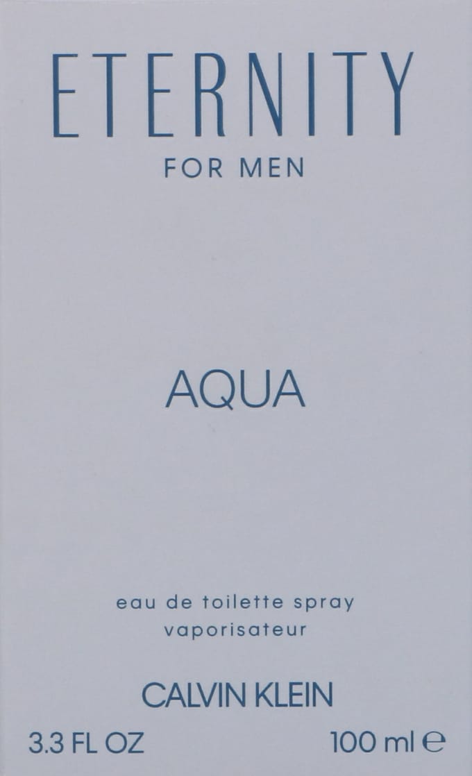 Calvin Klein Eternity Aqua For Men 100 ml Eau de Toilette - Herenparfum