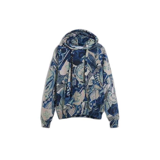 Hoodie Desigual Mosaic Full Printed
