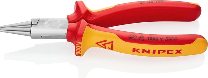 Rondetang met Isolatie en Multi-Component Grepen - VDE Goedkeuring, 160 mm