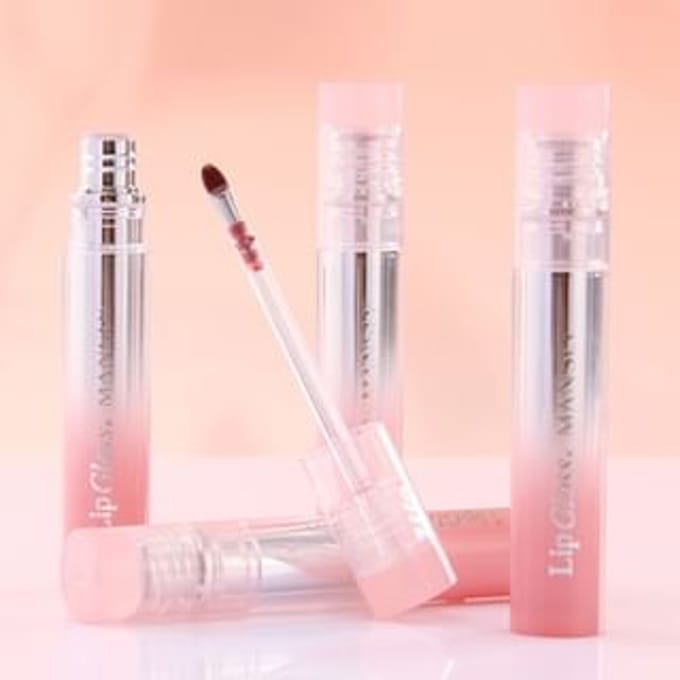 MANSLY - Watery Mirror Lip Gloss - 4 Colors 631# Strawberry - 2.5g