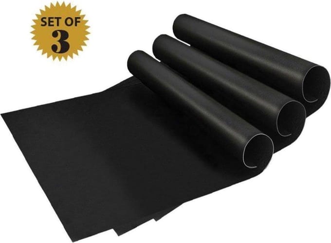 Professor Q - Barbecuemat - Set van 3 - BBQ Accessoires - BBQ Mat