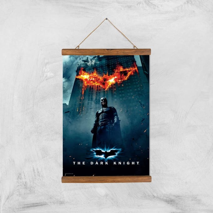 The Dark Knight Giclee Art Print - A3 - Wooden Hanger