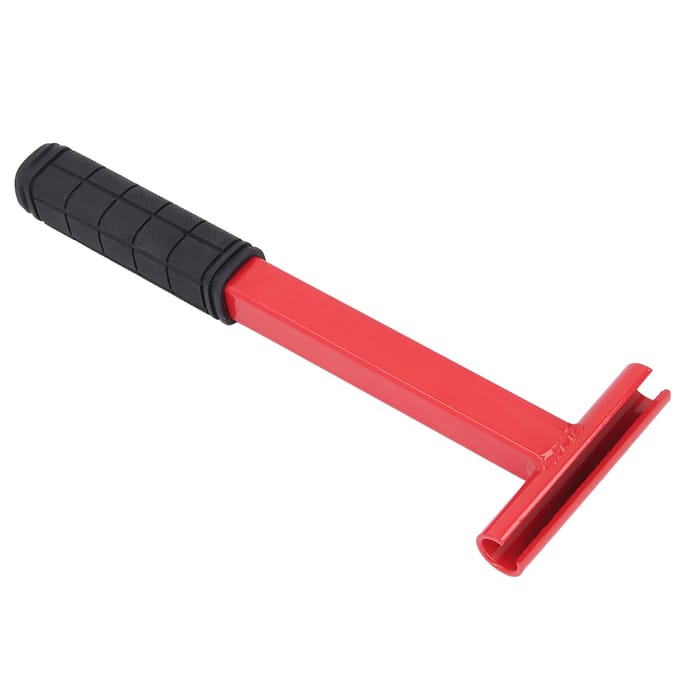 Scharnier Afstelgereedschap Commerciële Deur 0.134 Gauge Buiger Sleutel Koolstofstaal met Rubber Lang black