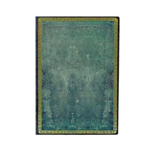 Paperblanks cahier, old leather pacific blue, softcover flexi, formaat midi 12 x 17,5 cm,
