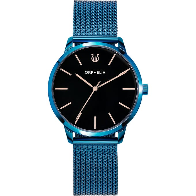 Orphelia Winston OR62903 Horloge - Staal - Blauw - Ø 42 mm