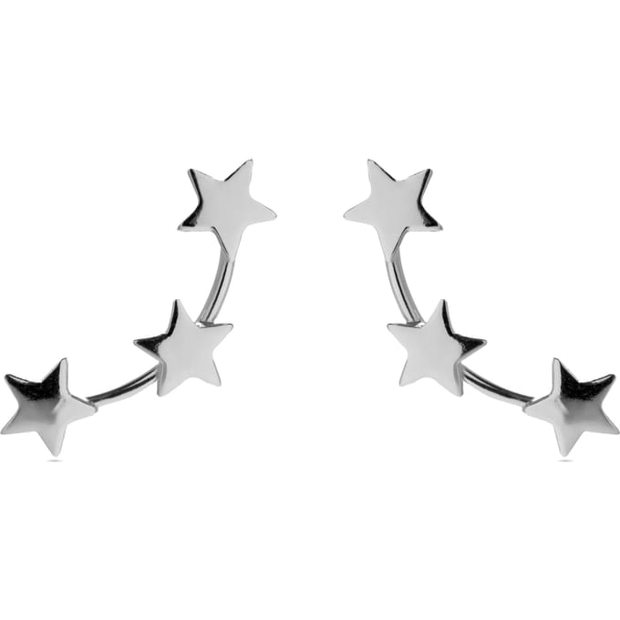Luxenter 925 sterling zilveren gerhodineerde oorbellen - Essential