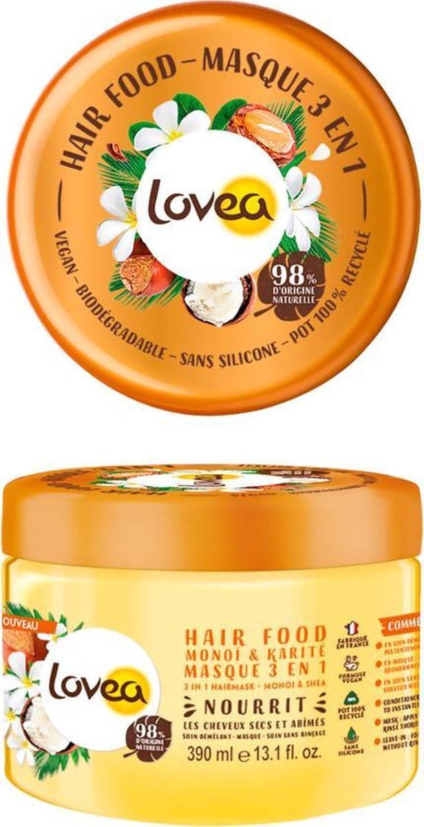 Lovea Monoï & Shea 3-in-1 Haarmasker - 390 ml