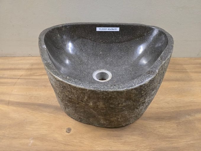 Waskom Natuursteen - 42x36x15cm - FL23221