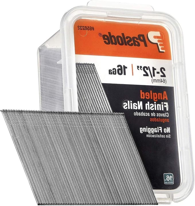 PASLODE 2.000-Count 2-1/2 Inch 16-Gauge hoekige gegalvaniseerde afwerking nagels