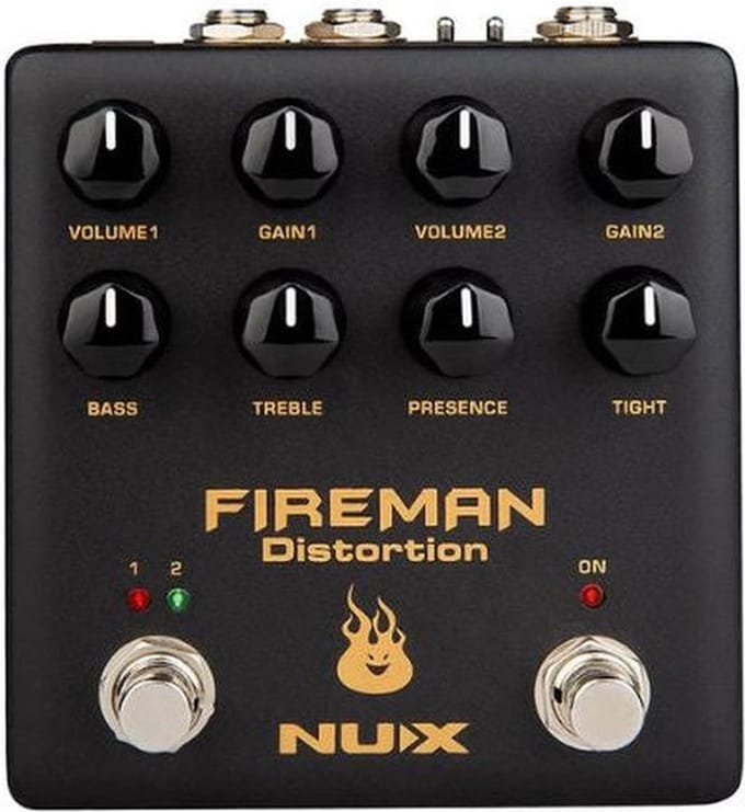 NUX NDS-5 Fireman 2-kanaals distortion gitaar effectpedaal