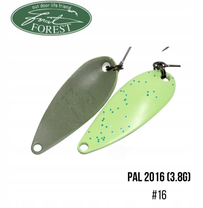 Forest PAL Wobbler #16 Pastelgroen (3,8g) - Vliegvissen