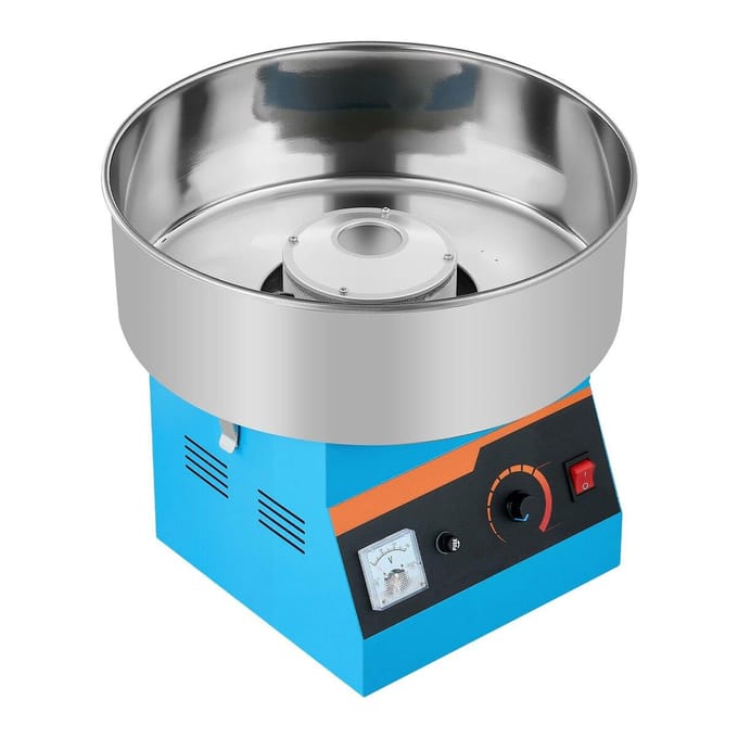 Commerciële Suikerspinmachine Elektrische Suikerspin Maker 1000W Blauw