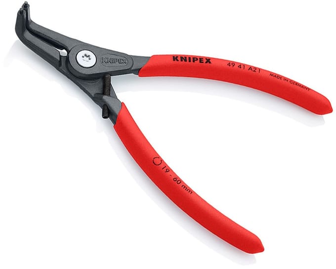 Knipex 49 41 A21 Precisie-borgveertang Geschikt voor borgringen Buitenringen 19-60 mm