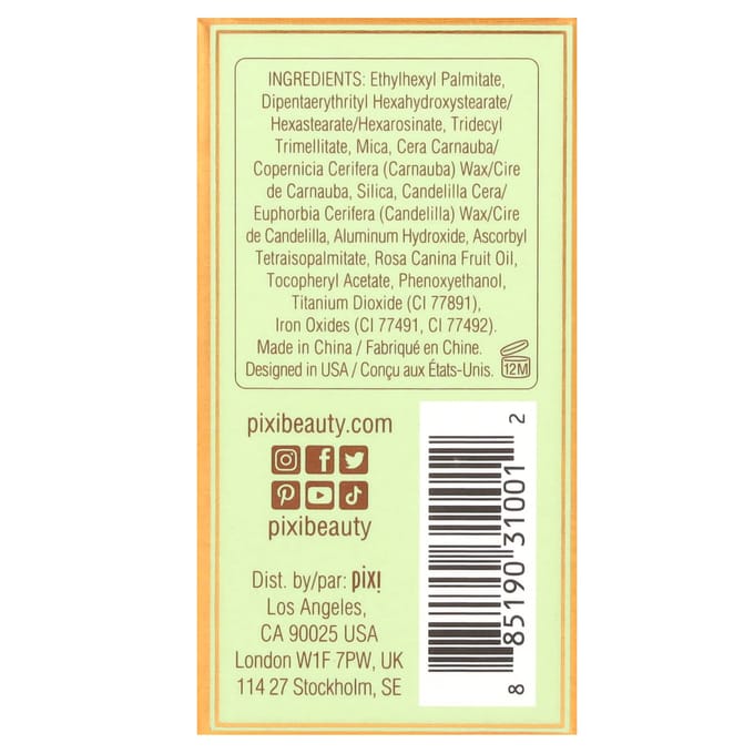 Pixi Beauty, correction concentrate, color correcting concealer, brightening peach, 3 g (0.1 oz) beige