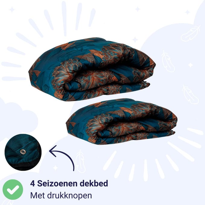 Zelesta Wonderbed 4 Seasons Double - Royal Flowers 140x200cm