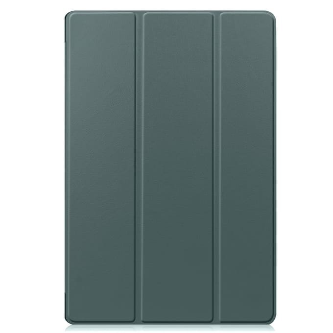 imoshion Tablet Hoes - Geschikt voor Samsung Galaxy Tab S7 FE / Galaxy Tab S7 Plus / Galaxy Tab S8 Plus - Trifold Bookcase - Donkergroen