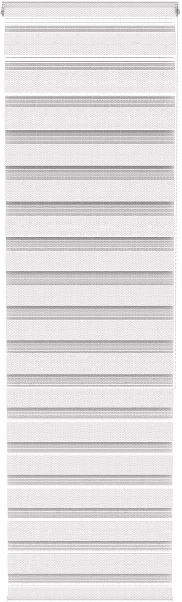 ACXIN Zebra Rollo Klemmfix - Zonder Boren - Lichtdoorlatend en Verduisterend - 60x220cm Wit