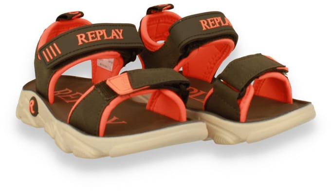 Replay - Jarreth 1 - Jongens - Kaki - Sandaal - Maat 28