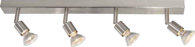 Fantasia 3402134 Rune 3 Balk 4 x GU10 Led 5w Dim Stand Staal