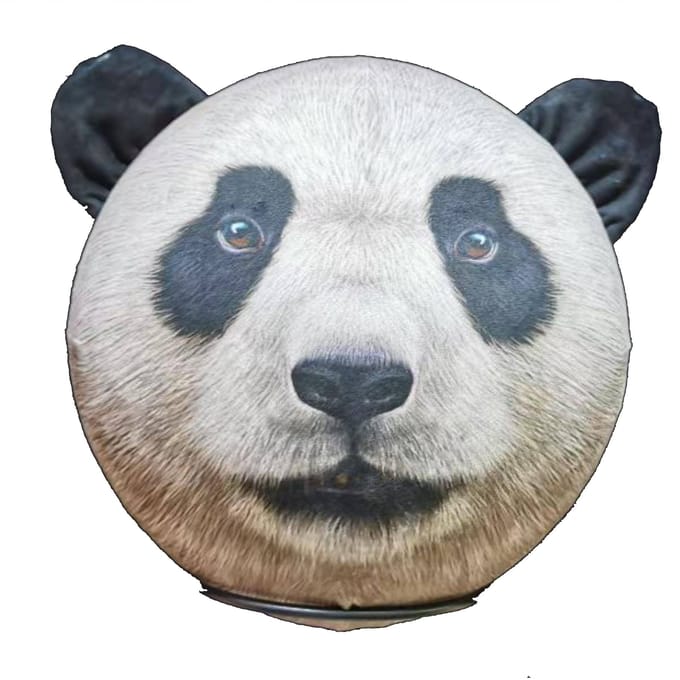 Pluchiez bouncing furry wild animals 23 cm assorti panda / zebra / tijger