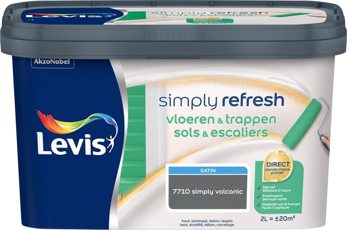 Levis - Simply Refresh Vloeren En Trappen - Simply Volcanic - 2 L