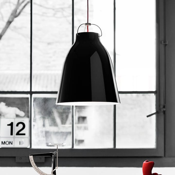 Fritz Hansen - Caravaggio hanglamp - zwart - Kabellengte 6m - P3=L