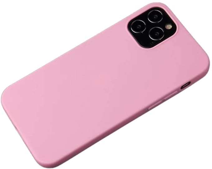 Cityhoesje - iPhone 15 Pro - Soft TPU Backcase - Matte Finish Coating Anti-Scratch – Roze
