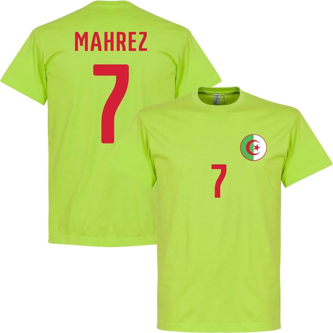 Algerije Mahrez 7 Logo T-Shirt - M