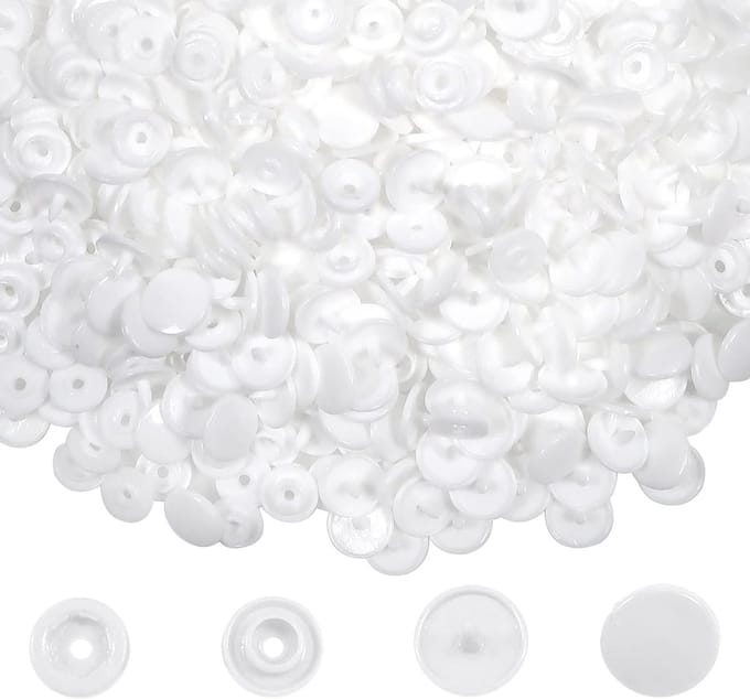 500 Plastic Witte T5 12 mm Plakband voor Accessoires, Kleding, DIY Projecten en Scrapbooking