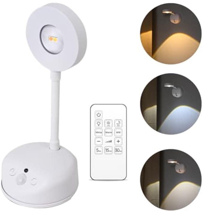 Oplaadbare wandlamp met aanraakbediening en 3 verlichtingsmodi