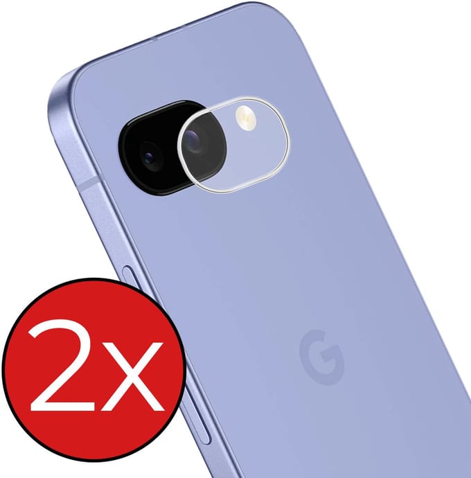 Camera Lens Protector - 2 Stuks - Geschikt voor Google Pixel 9a - Camera Screenprotector - Beschermglas - Gehard Glas - Tempered Glass - Screen Protector