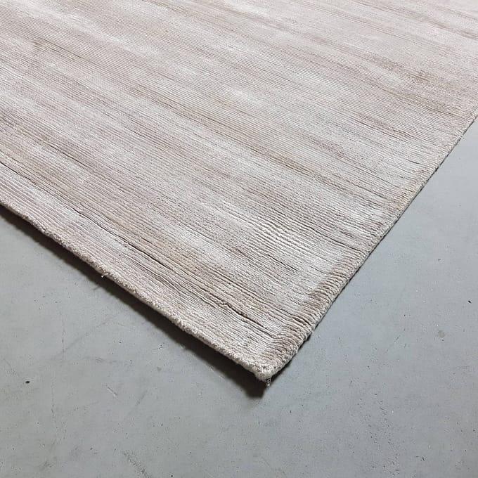 Vloerkleed Felva Viscose Silk Zilver - 160 x 230 cm - (M)