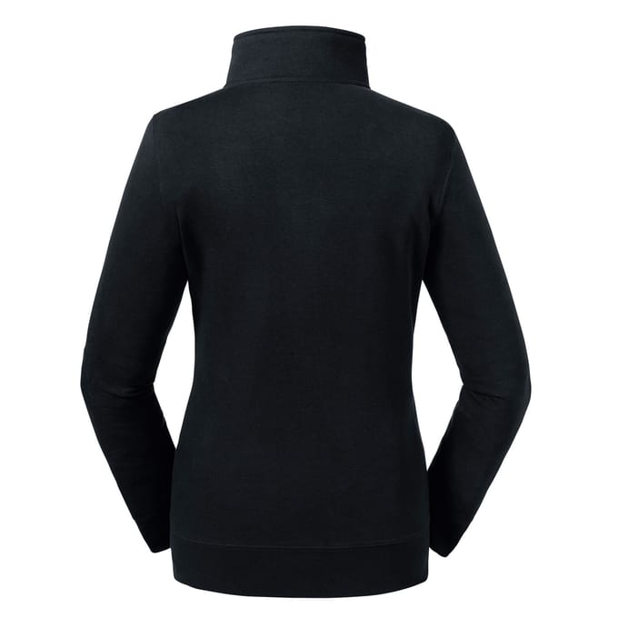 Russell Dames/dames Authentieke Sweat Jacket (Zwart)