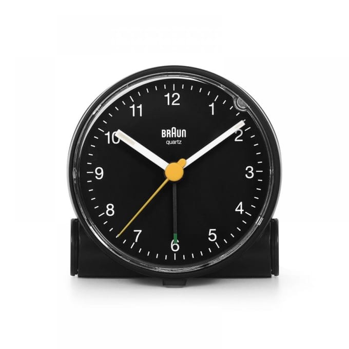 Braun BC01B - Wekker - Analoog - Zwart