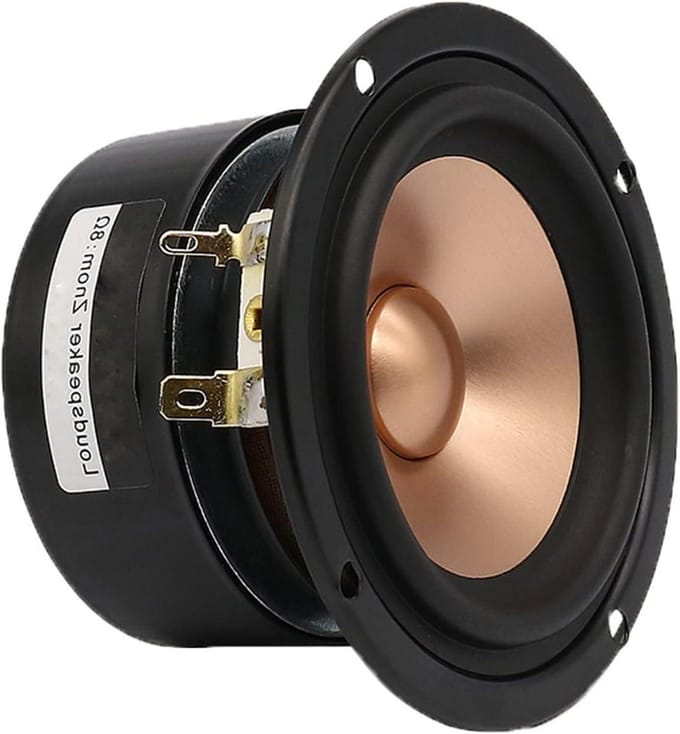 Audio Speaker - Hifi Luidspreker - Muziek Luisteren - Full Range - 3 Inch - Zwart