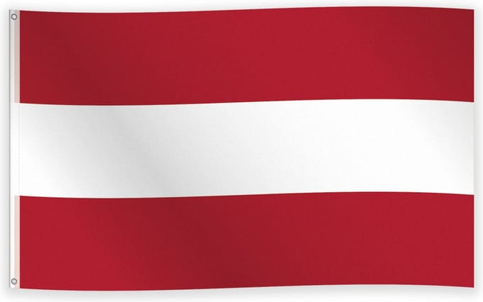 Vlag Oostenrijk 90 x 150 cm