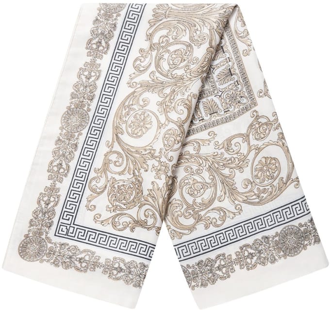 Zomersjaals bloemen casual polyester dagelijkse accessoires - Wit