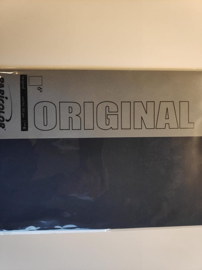 Papicolor Original Papier A4 200 gsm 6 Sheets Nachtblauw