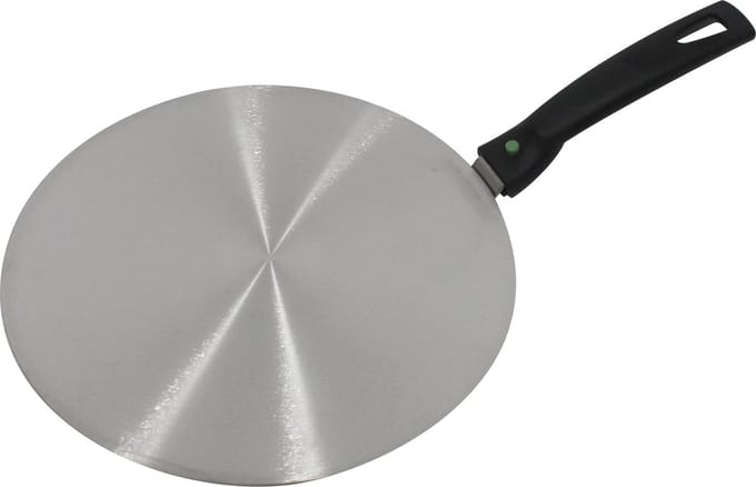 Scanpart inductie adapterplaat voor pannen 26 cm - RVS - Met afneembare handgreep