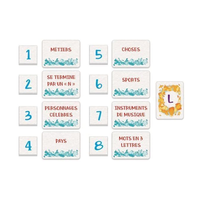 Le petit bac - Clementoni - Jeu de société en famille - 2 à 6 joueurs - Dès 6 ans