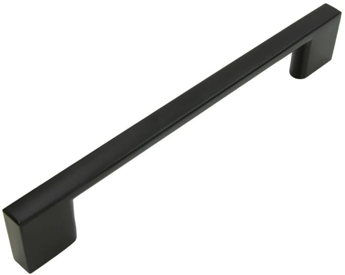 B&B Classic Line – Meubelgreep – Zwart Mat – 128 mm – Aluminium – Klassiek Ontwerp