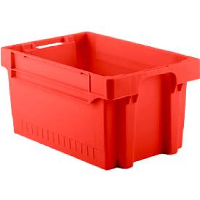 Euronorm bak EFB 643, 54 l, rood